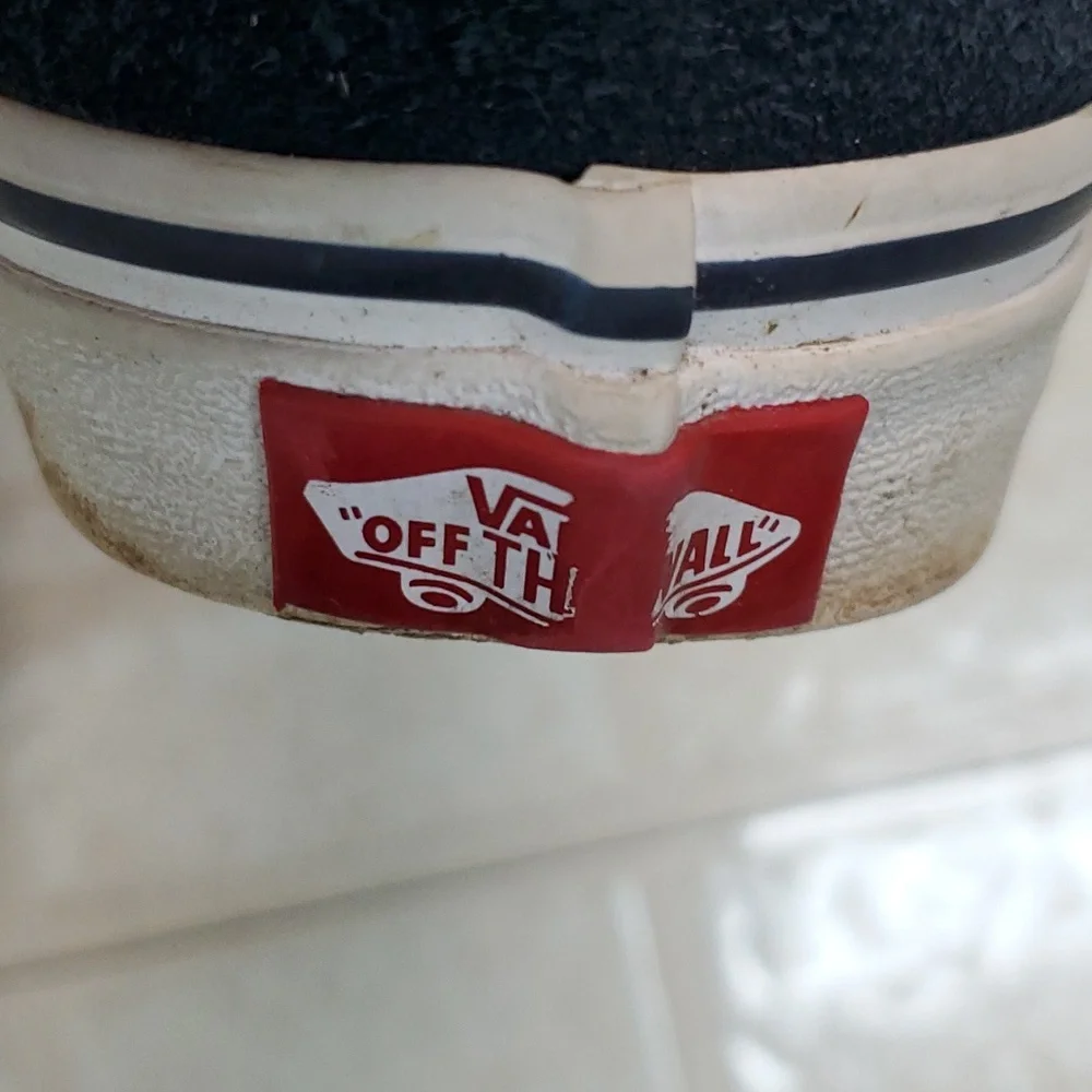Blue white Van's LIKE NEW sneakers size 4.5